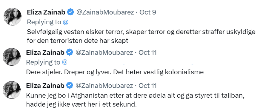 Eliza Zainab Moubarez - dere dreper